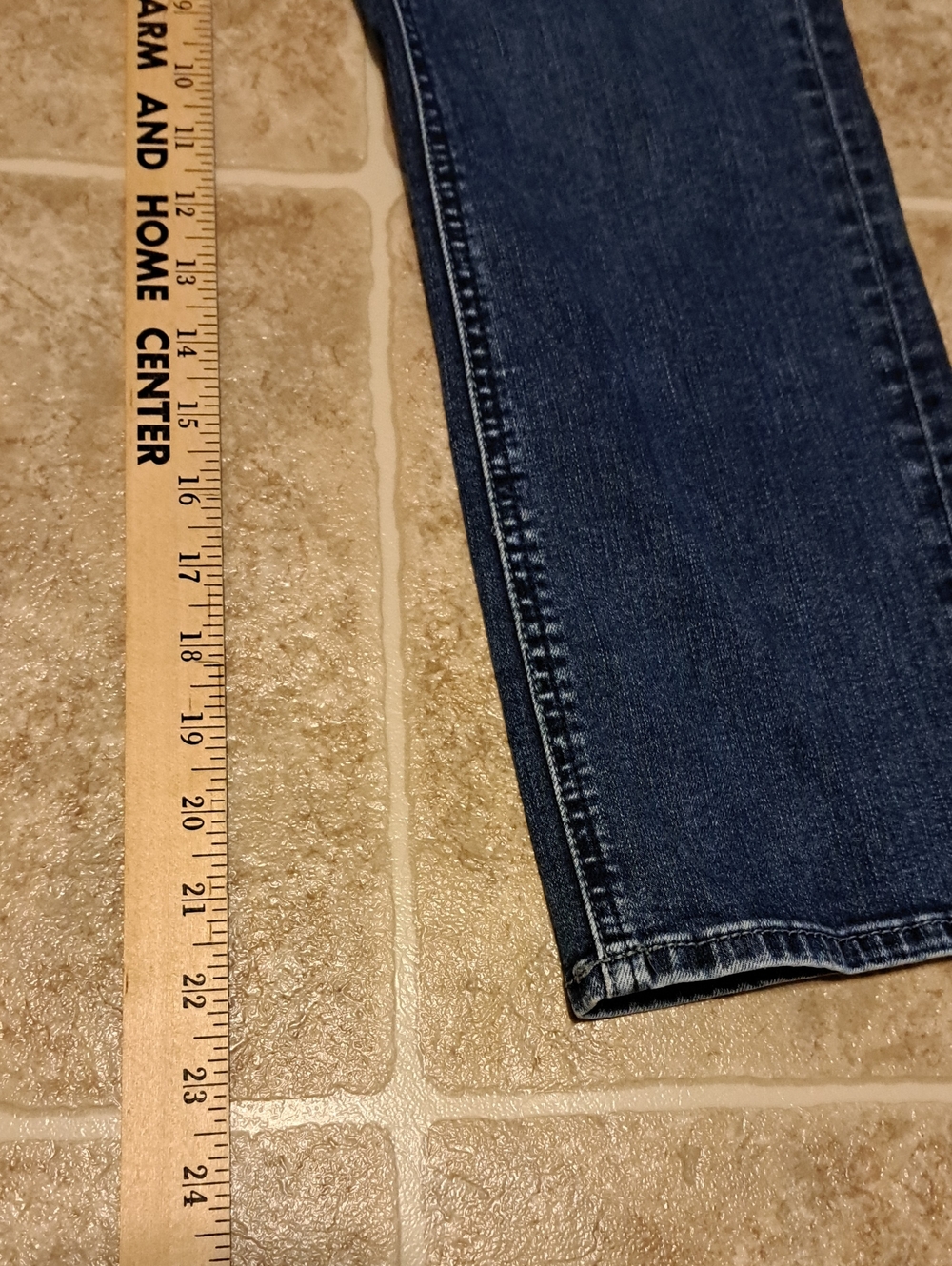 Size 29 Silver Jeans Dark Blue Skinny Stretch Capris - Picture 8 of 12